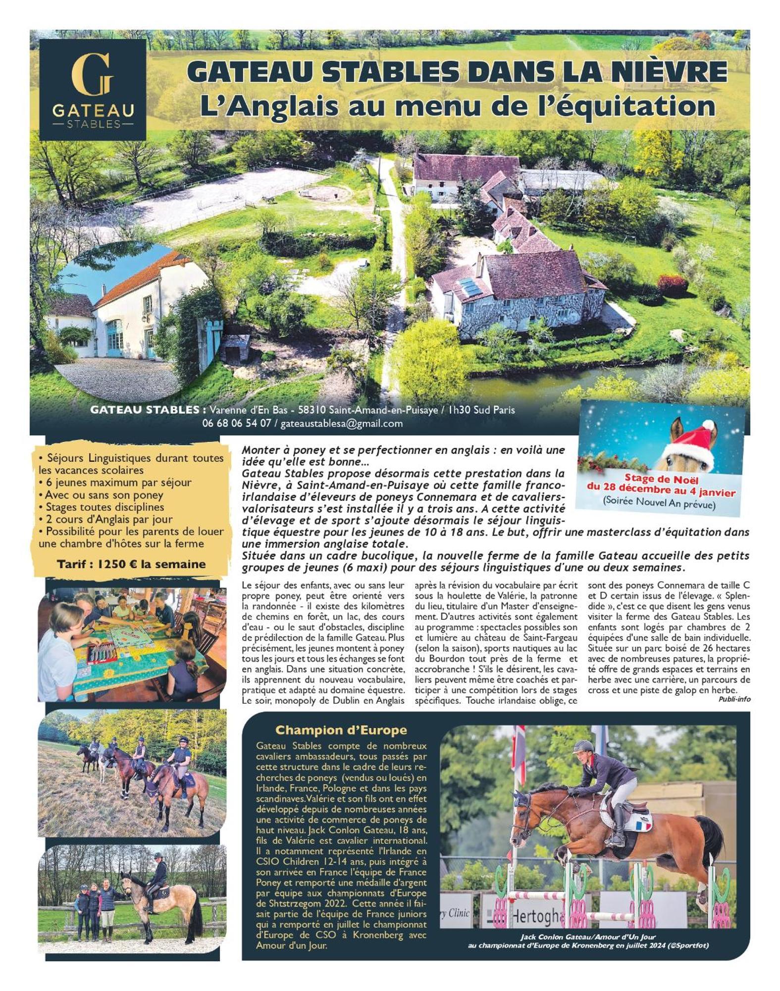 Ferme Equestre & Chambres D'Hotes Gateau Stables Proche Guedelon Saint-Amand-en-Puisaye Exterior photo